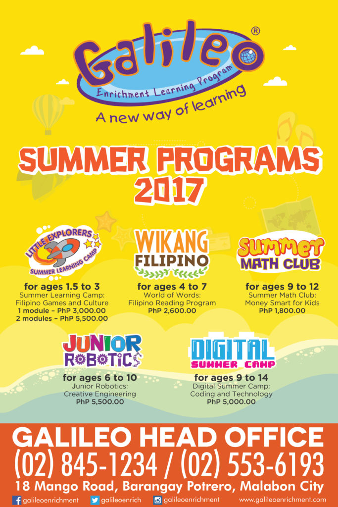 Galileo Summer pograms 2017