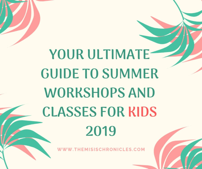 summer workshops for kids 2019