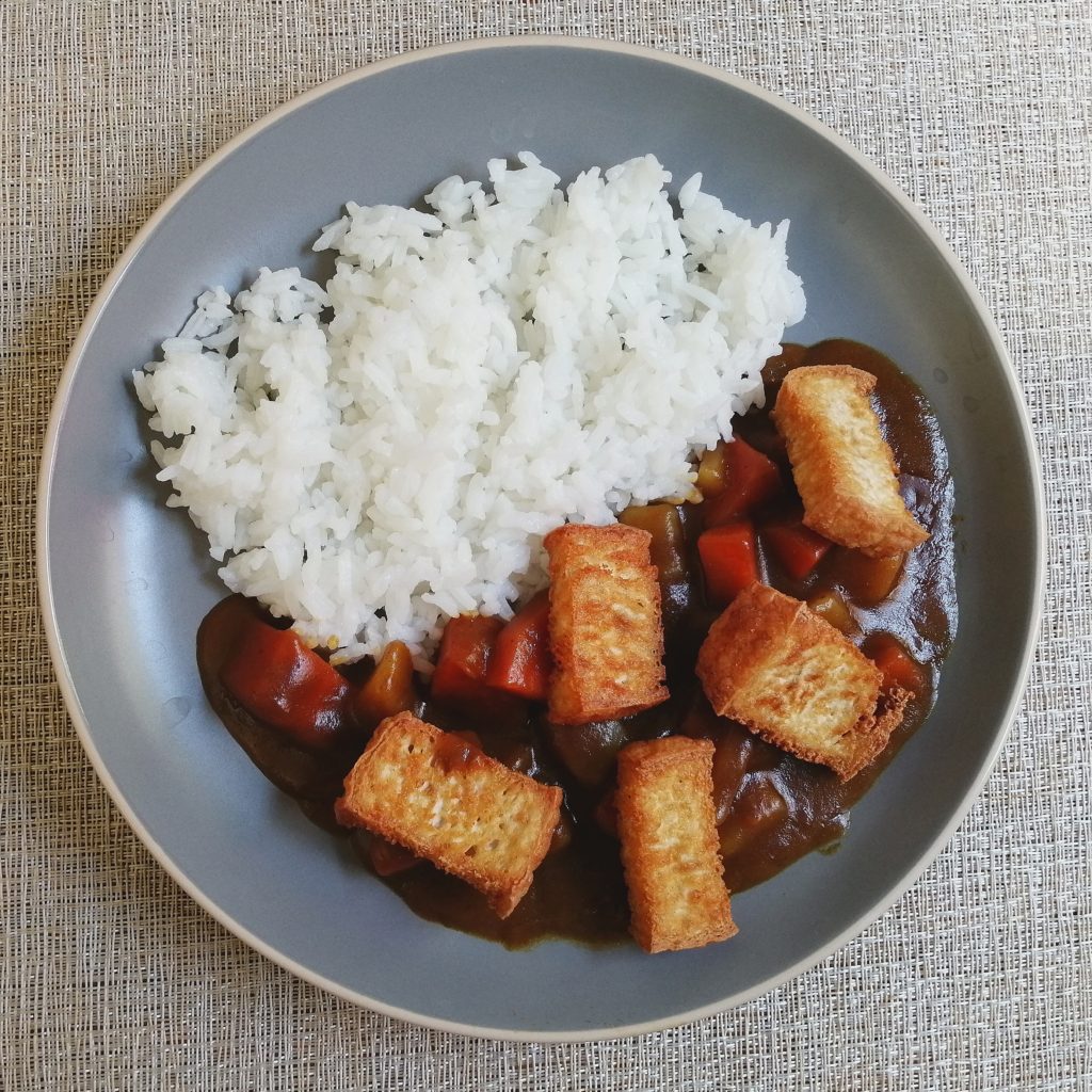 japanese curry with tofu