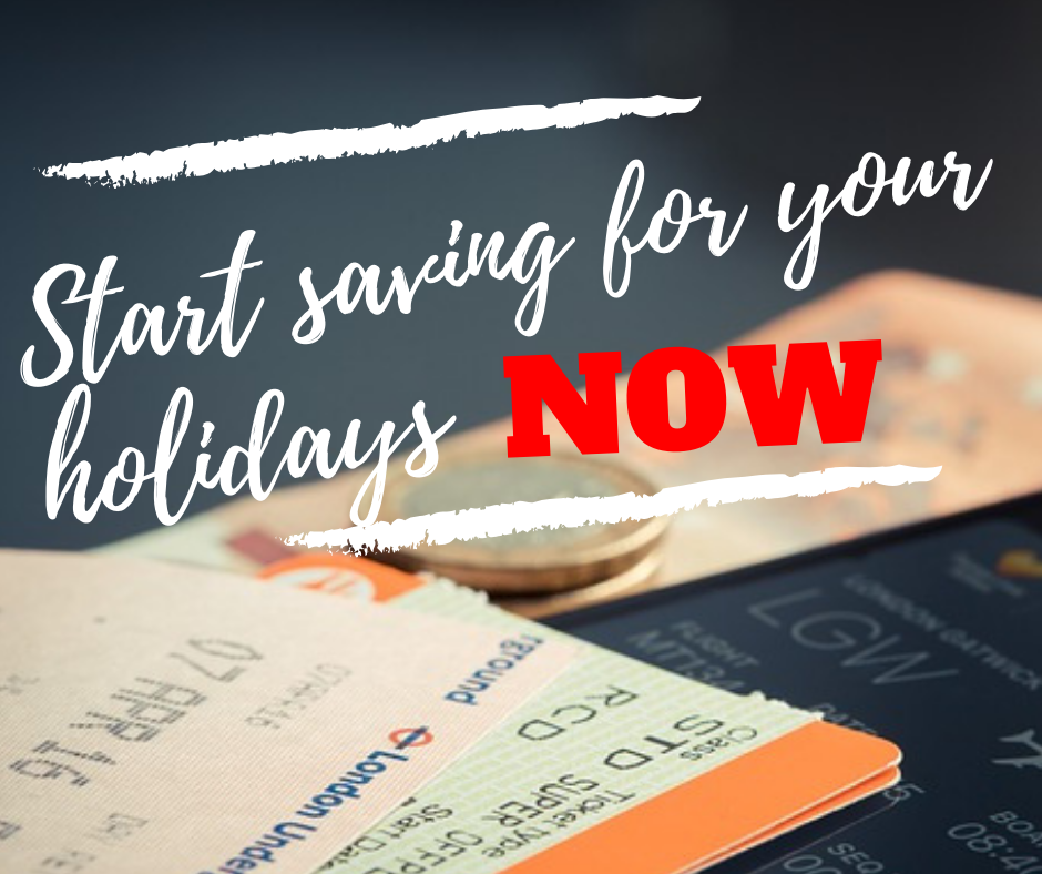 start saving for the holidays now