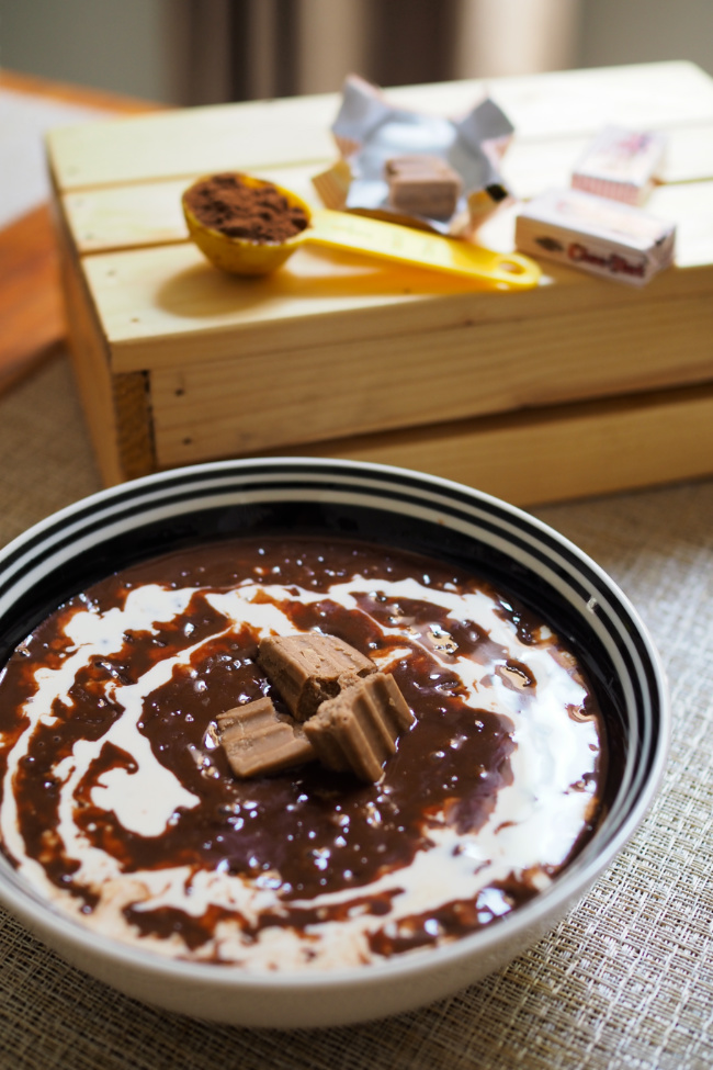 Champorado with chocnut recipe