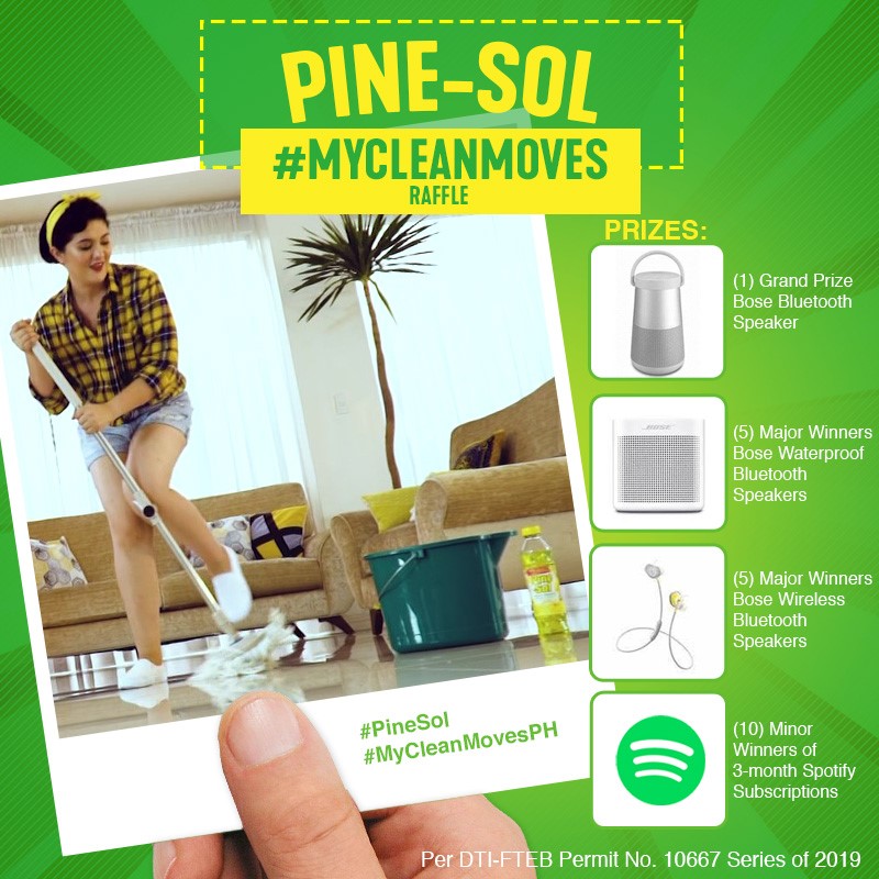 pinesol #mycleanmoves raffle promo