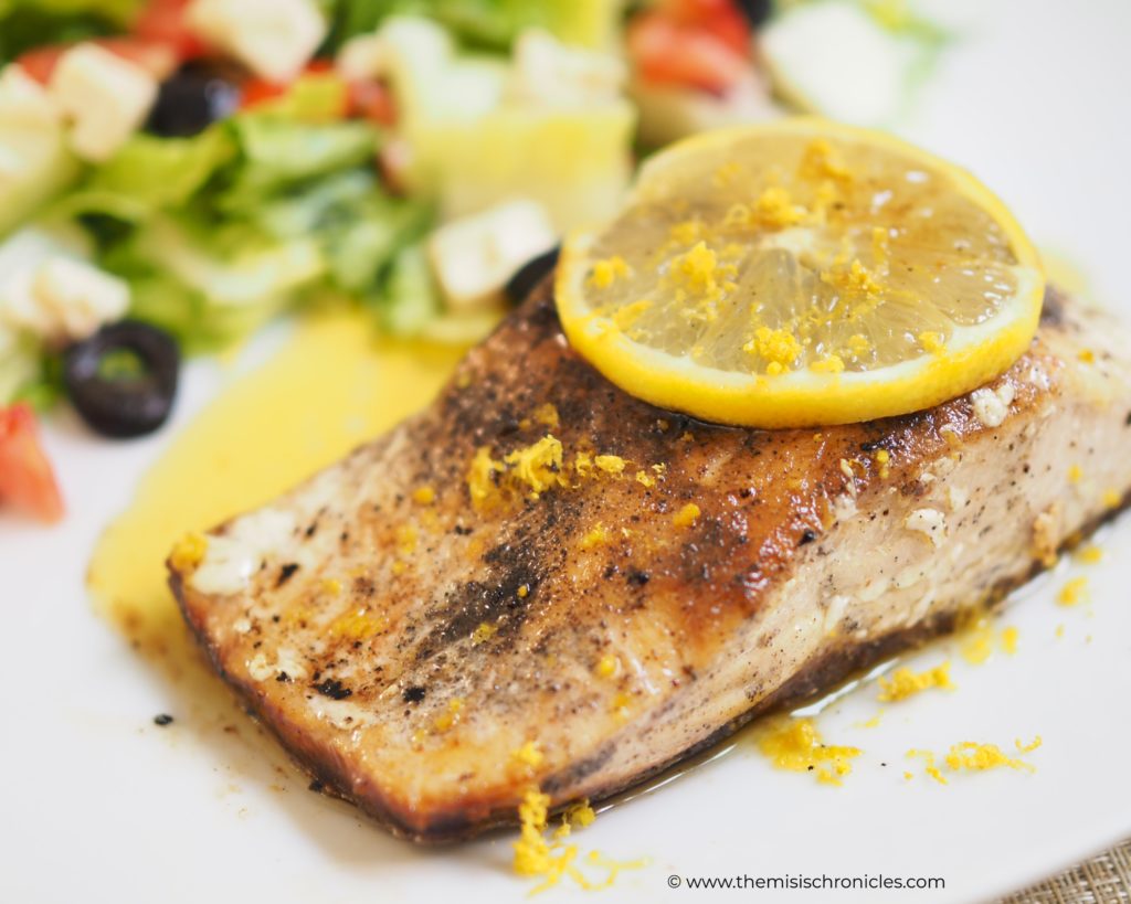 Salmon-lemon-butter sauce recipe