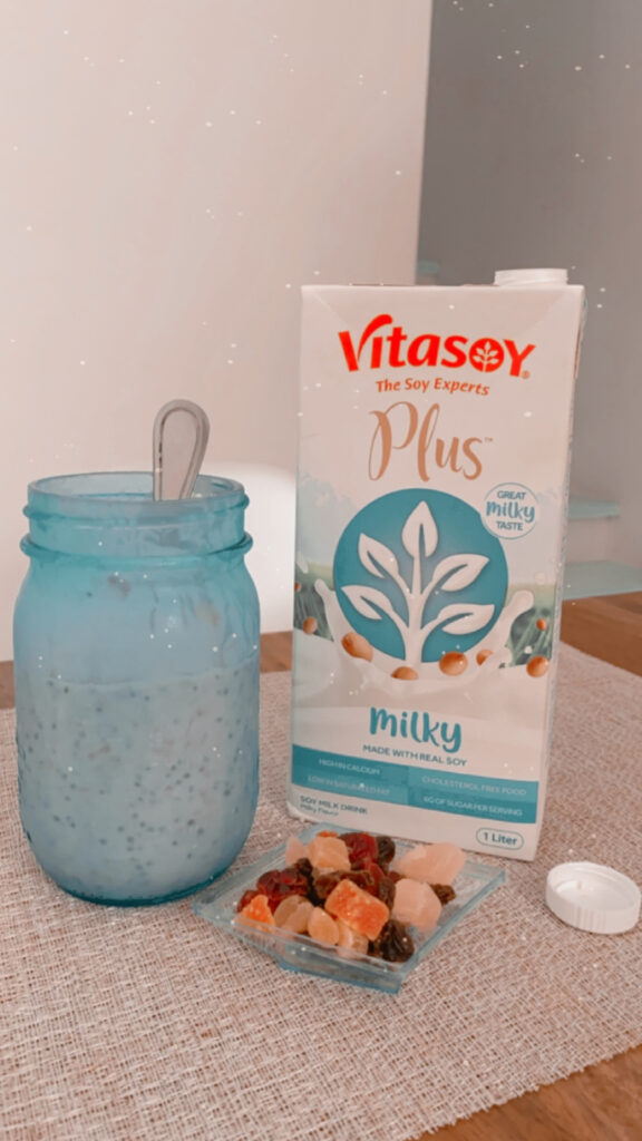 overnight oats with soymilk