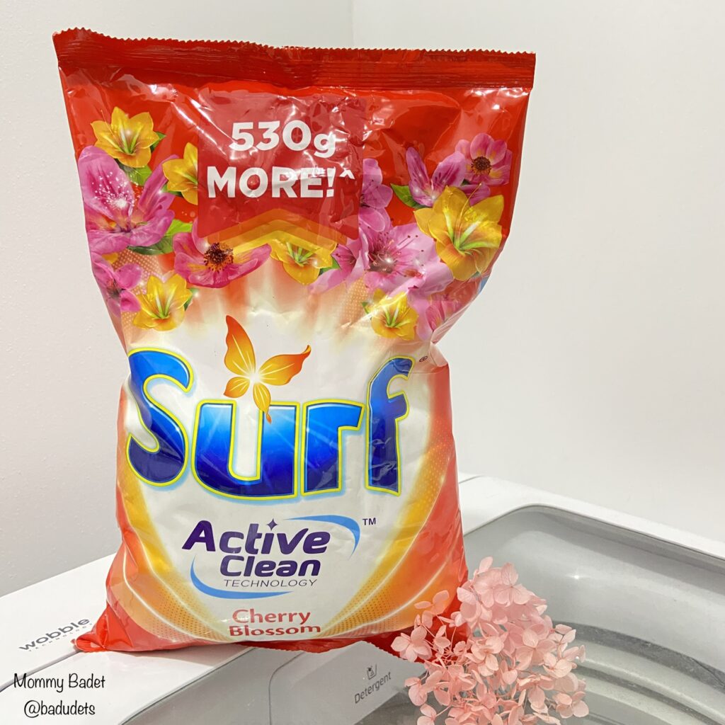 Surf Cherry Blossom Laundry Powder Detergent with Active Clean Technology